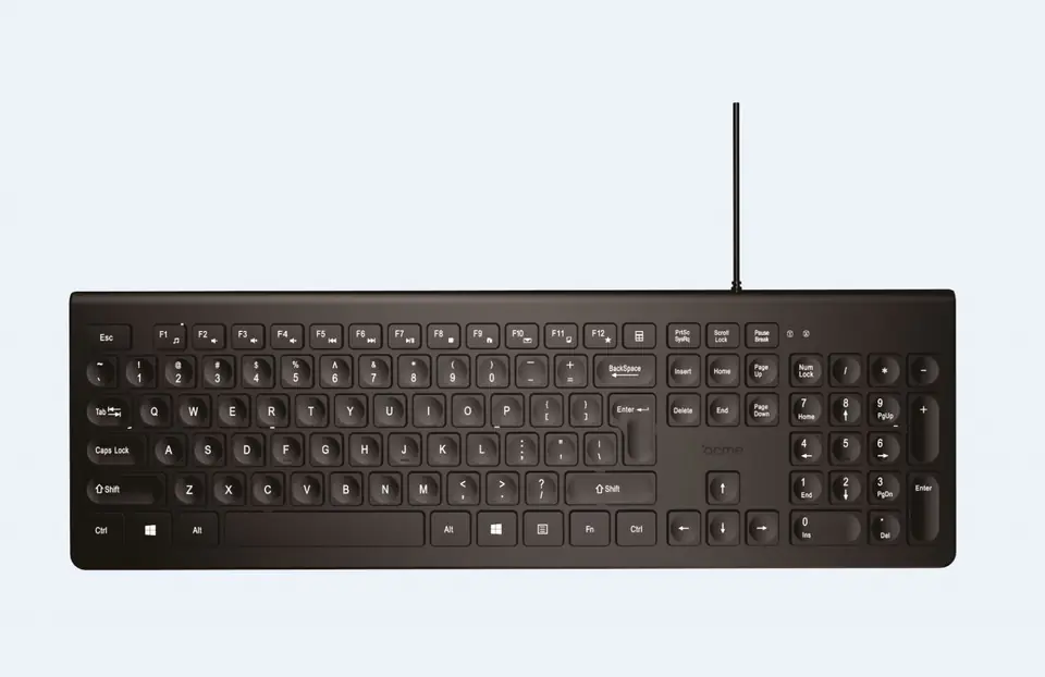 ACME KS11 Basic keyboar d, wired, USB, black at Wasserman.eu