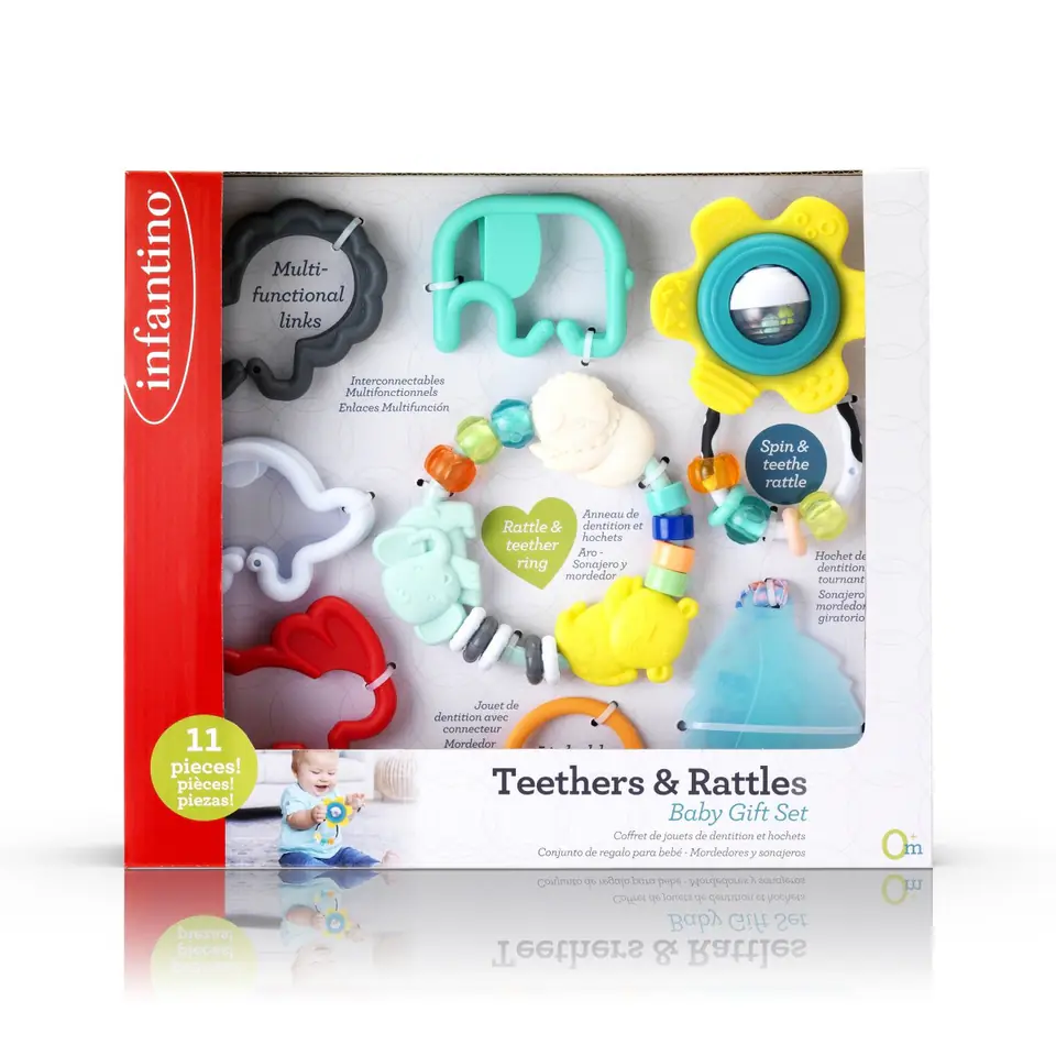 Infantino Set of first teethers 11 pcs. at Wasserman.eu