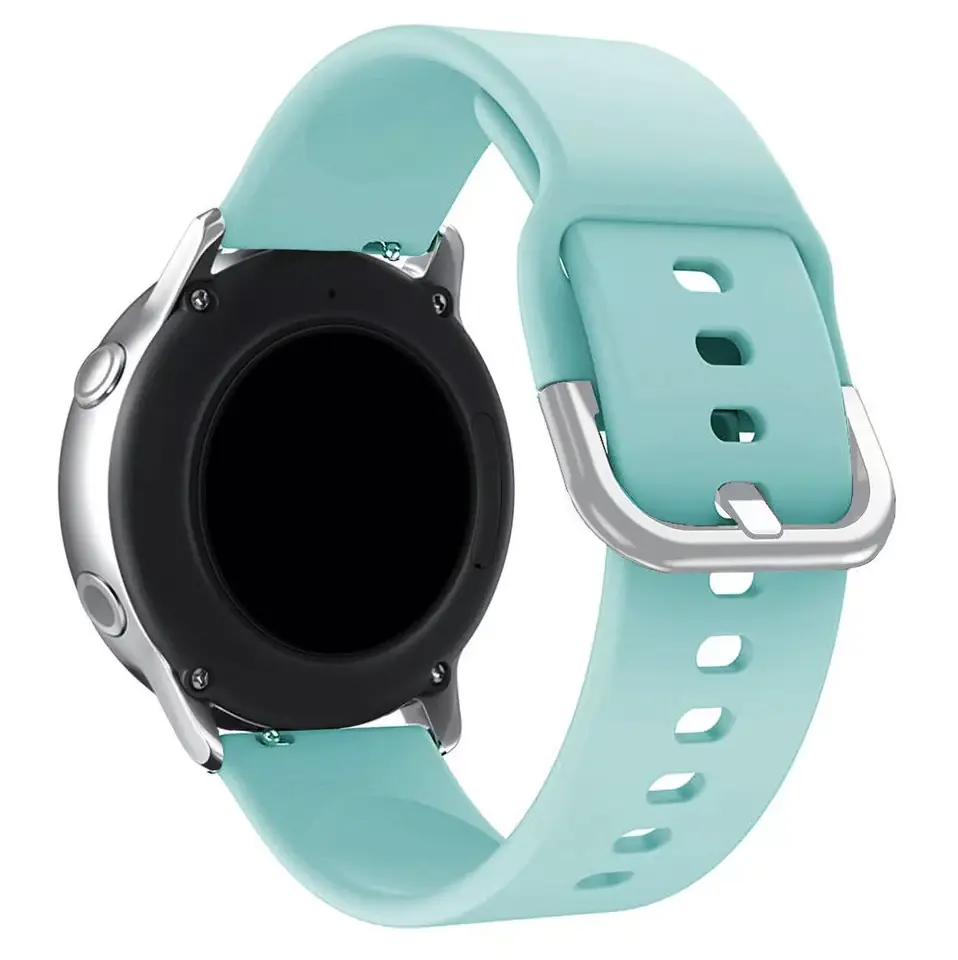 ⁨Silicone Strap TYS smartwatch wristband universal 22mm turquoise⁩ at Wasserman.eu