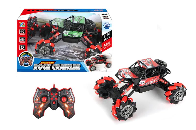 AUTO ZDALNIE STEROWANE TERENOWE RC LED 360* DUŻY w sklepie Wasserman.eu