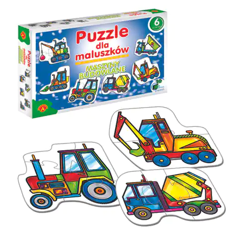 ⁨Puzzles for Babies - Construction Machinery⁩ at Wasserman.eu