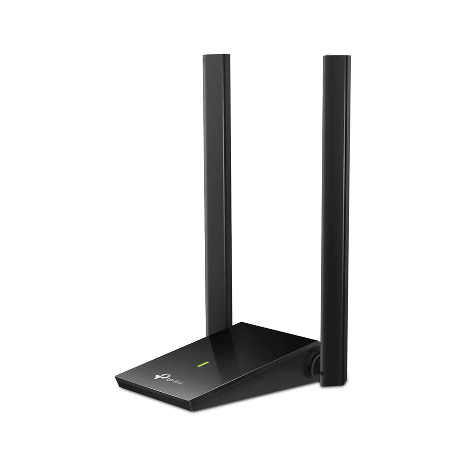 ⁨TP-LINK Karta sieciowa USB dużego zasięgu z dwoma antenami, standard AC1300 Archer T4U Plus⁩ w sklepie Wasserman.eu