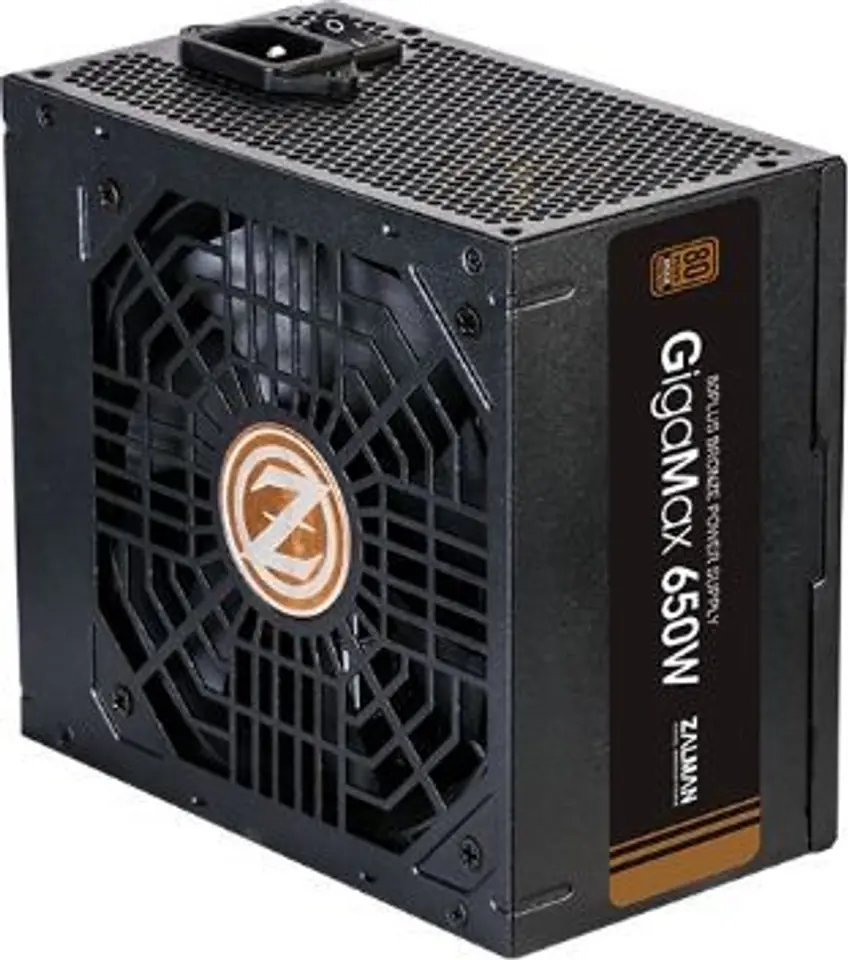 ⁨Zasilacz GigaMax 650W 80+ BRONZE EU ZM650-GVII⁩ w sklepie Wasserman.eu