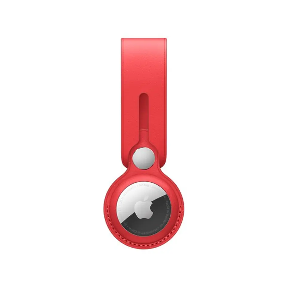 AirTag Leather Loop Red at Wasserman.eu