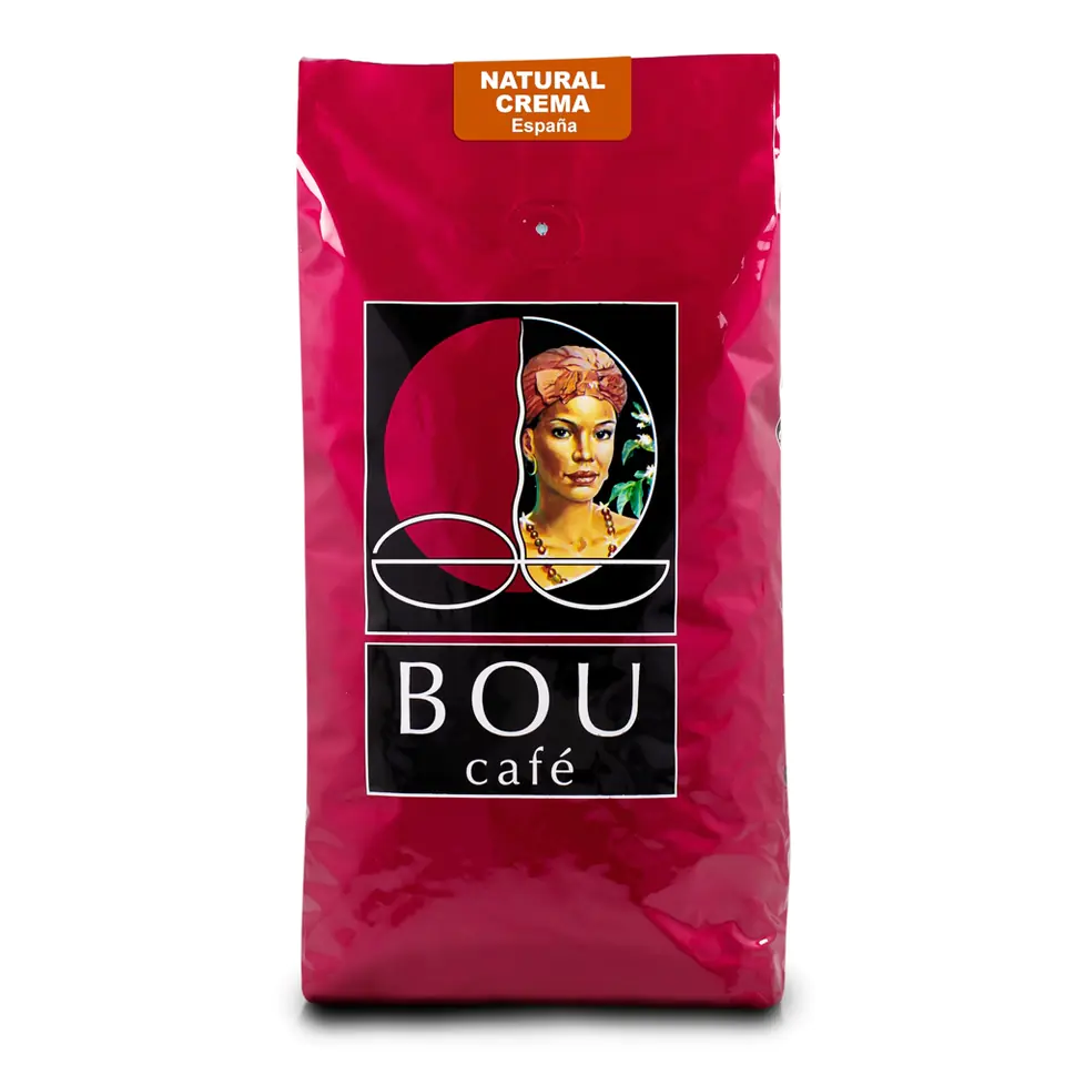 ⁨KAWA ZIARNISTA BOU CAFE CREMA 1KG⁩ w sklepie Wasserman.eu