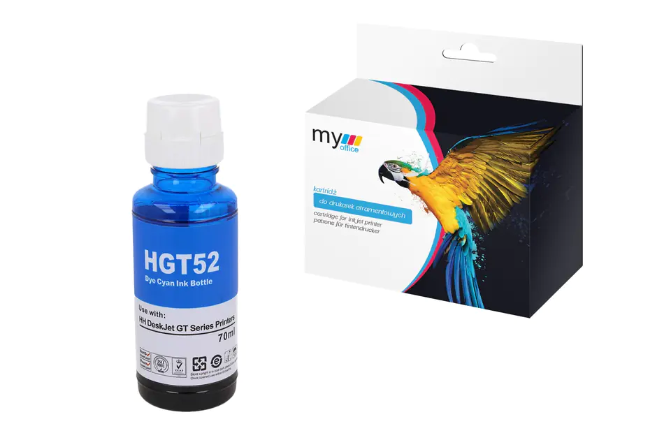 ⁨TUSZ HP GT52 C MYOFFICE⁩ w sklepie Wasserman.eu