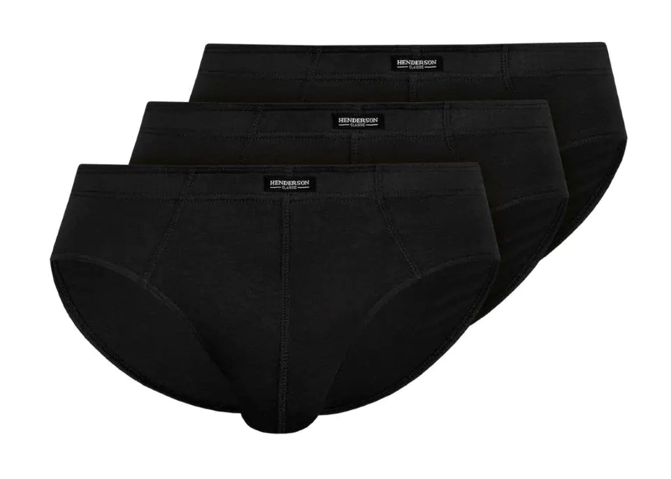 ⁨Henderson Briefs 1446 Black (set of 3 pieces) (Size L)⁩ at Wasserman.eu