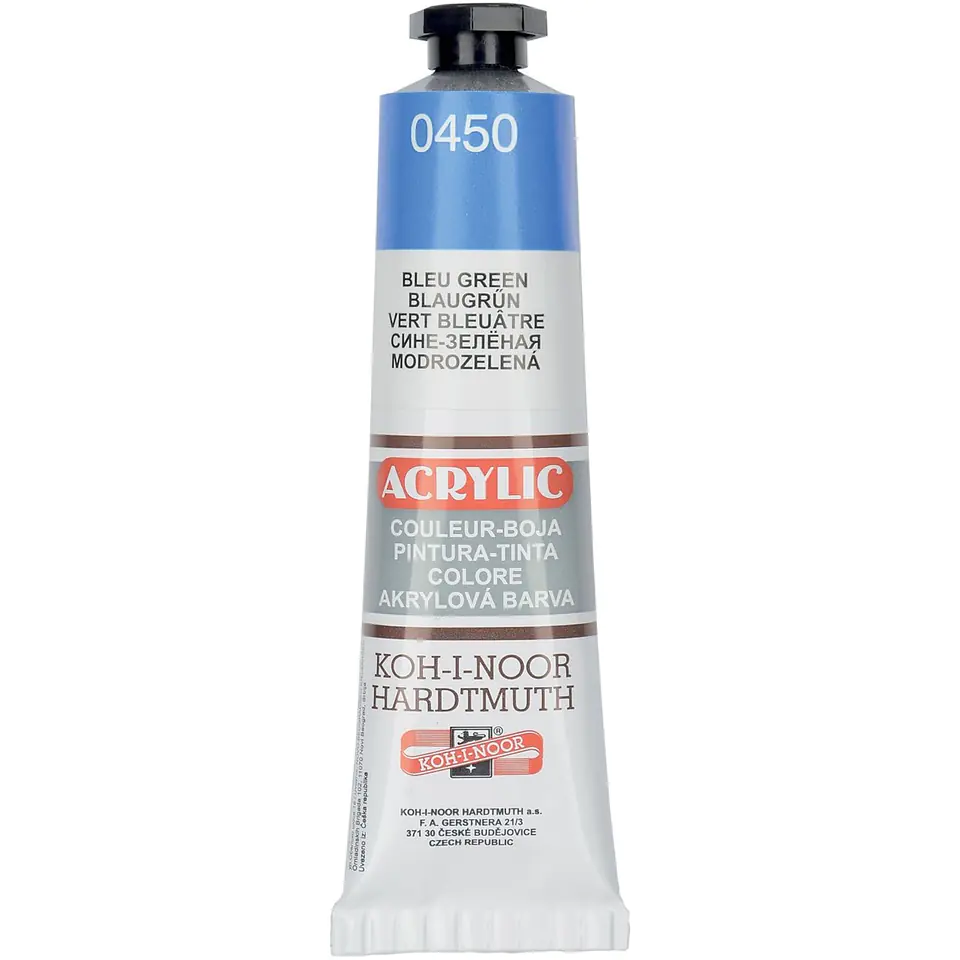 ⁨Farba akrylowa 162734 morski 0450 40ml. KOH-I-NOOR⁩ w sklepie Wasserman.eu