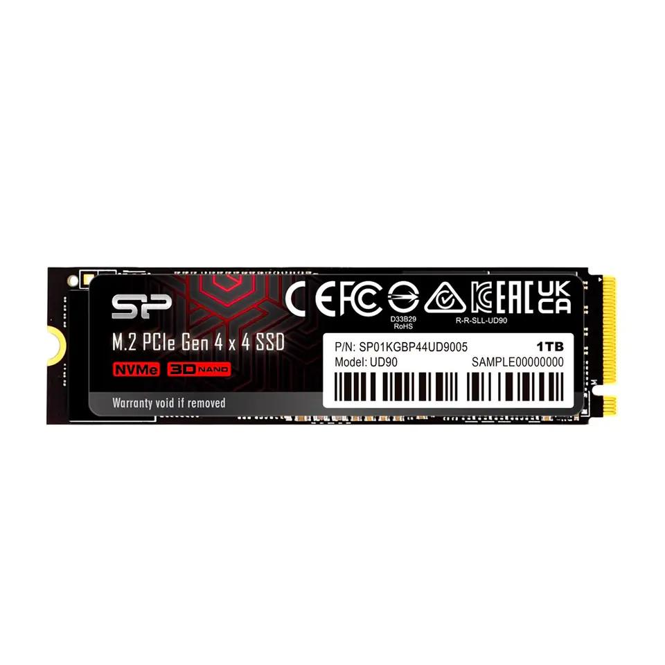 ⁨Dysk SSD Silicon Power UD90 1TB M.2 PCIe NVMe Gen4x4 NVMe 1.4 4800/4200 MB/s⁩ w sklepie Wasserman.eu