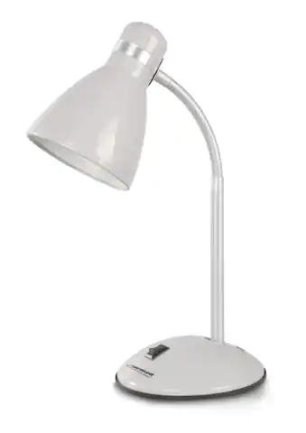 ⁨ELD113W Esperanza lampka biurkowa e27 alkes biała⁩ w sklepie Wasserman.eu