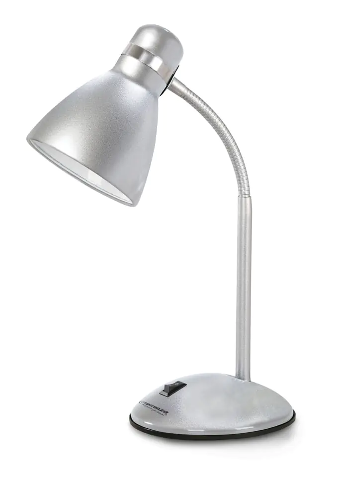 ⁨ELD113S Esperanza desk lamp e27 alkes silver⁩ at Wasserman.eu