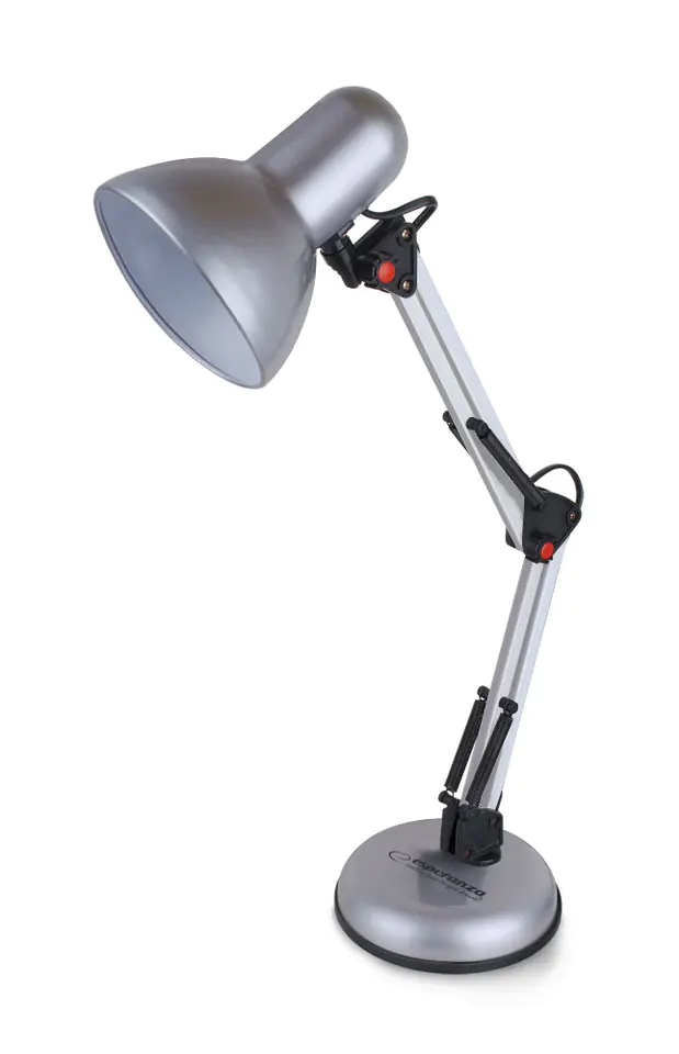 ⁨ELD112S Esperanza desk lamp e27 avior silver⁩ at Wasserman.eu