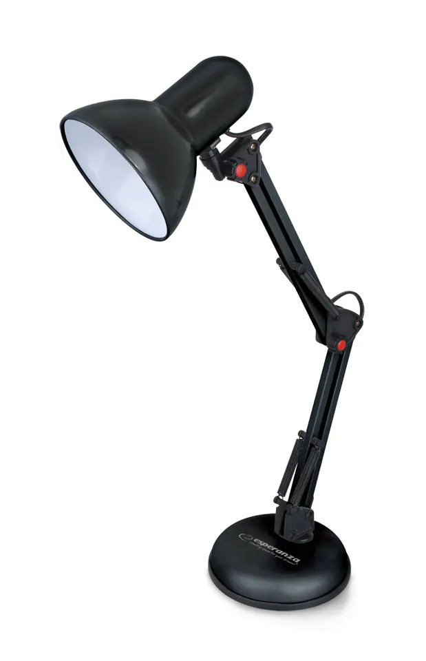 ⁨ELD112K Esperanza desk lamp e27 avior black⁩ at Wasserman.eu