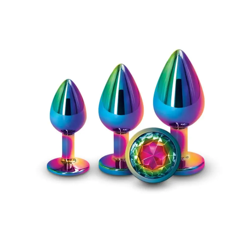 ⁨Korki analne Rear Assets Multicolor Rainbow 3 szt.⁩ w sklepie Wasserman.eu