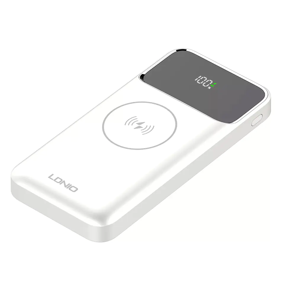 ⁨Powerbank LDNIO 10000 mAh indukcja Qi magnes USB-C⁩ w sklepie Wasserman.eu