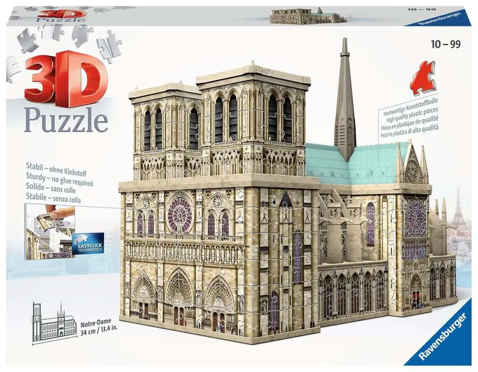 ⁨Puzzle 324 elementy 3D Notre Dame⁩ w sklepie Wasserman.eu