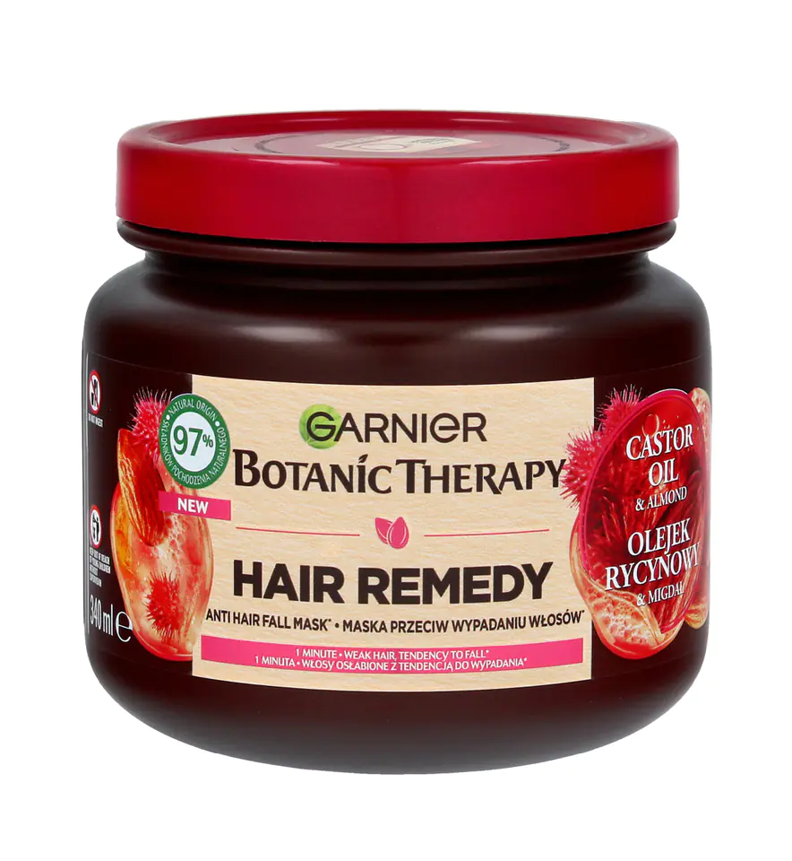 ⁨Garnier Botanic Therapy Anti-Hair Loss Mask with Castor Oil 340ml⁩ at Wasserman.eu