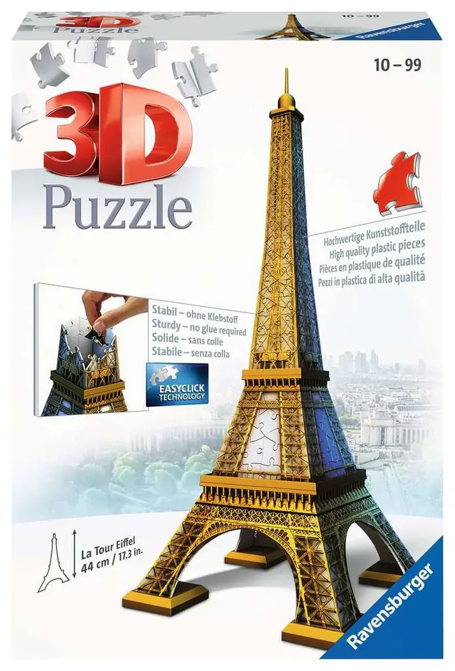 ⁨Puzzle 216 elementów 3D Wieża Eiffla⁩ w sklepie Wasserman.eu