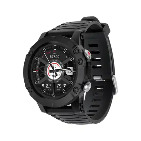 ⁨Smartwatch Kruger&Matz Activity  Black GPS⁩ w sklepie Wasserman.eu