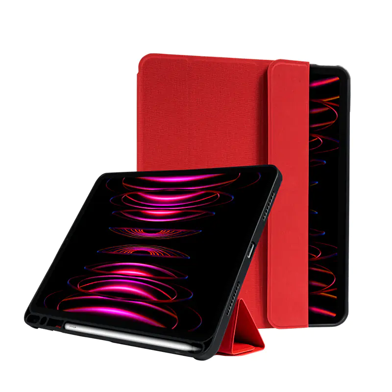 ⁨Case FlexFolio iPad Pro 11 (2022-2021)/iPad Air 11 (2024)/iPad Air 10.9 (5-4 gen.) with Apple Pencil function red⁩ at Wasserman.eu