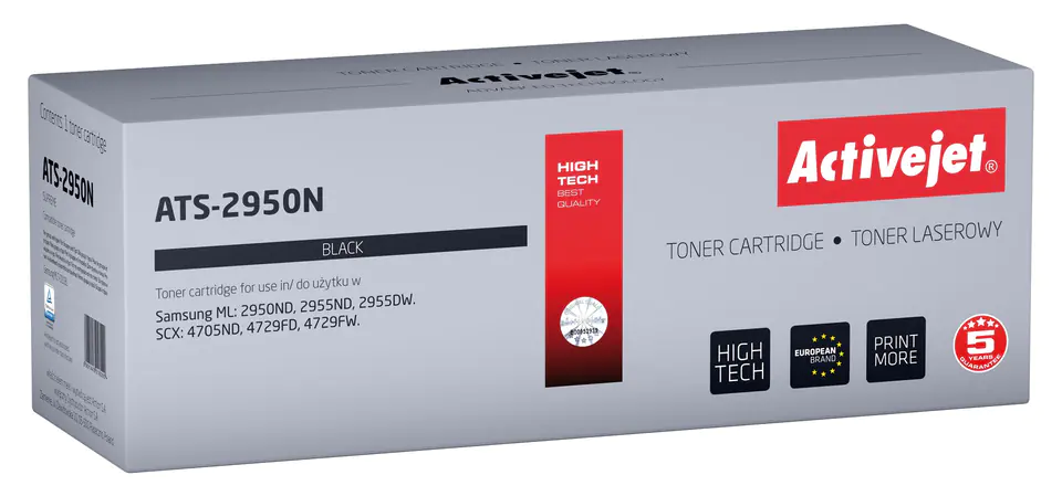 ⁨Activejet ATS-2950N toner (replacement for Samsung MLT-D103L; Supreme; 2500 pages; black)⁩ at Wasserman.eu
