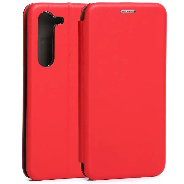 ⁨Beline Book Magnetic Case Samsung S23 Plus S916 red/red⁩ at Wasserman.eu