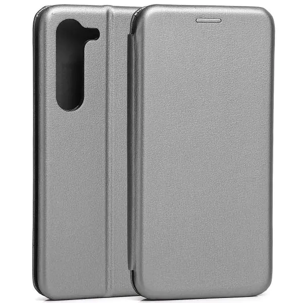 ⁨Beline Case Book Magnetic Samsung S23 Plus S916 steel/steel⁩ at Wasserman.eu