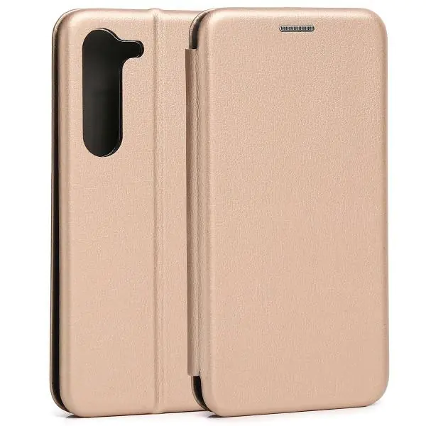 ⁨Beline Etui Book Magnetic Samsung S23 Plus S916  złoty/gold⁩ w sklepie Wasserman.eu