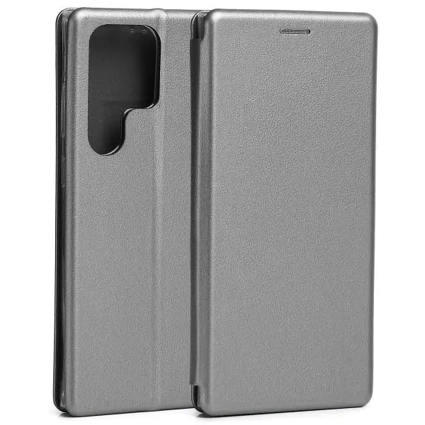 Beline Case Book Magnetic Samsung S23 Ultra S918 steel/steel at Wasserman.eu