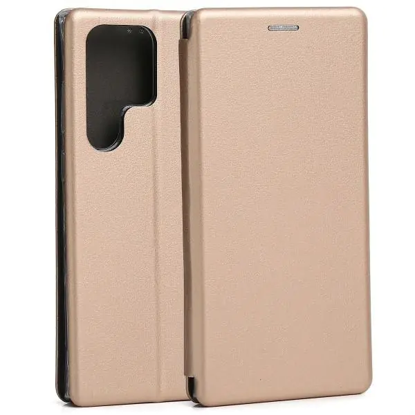 ⁨Beline Case Book Magnetic Samsung S23 Ultra S918 gold/gold⁩ at Wasserman.eu