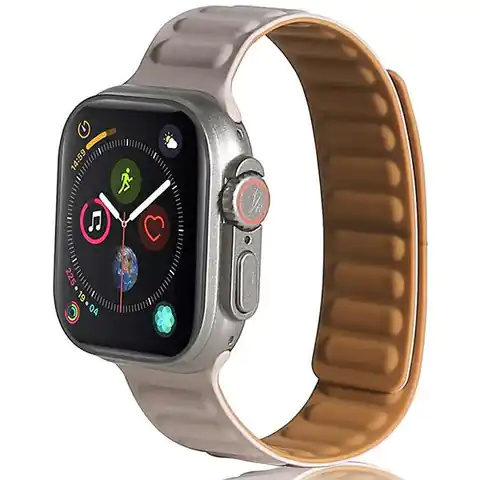 ⁨Beline pasek Apple Watch Magnetic 38/40/41mm khaki⁩ w sklepie Wasserman.eu