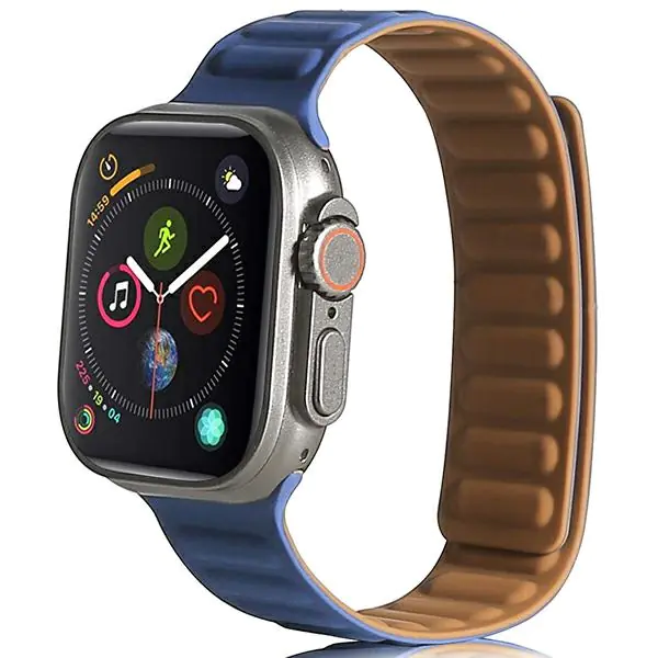 ⁨Beline pasek Apple Watch Magnetic 42/44/45/49mm niebieski /blue⁩ w sklepie Wasserman.eu