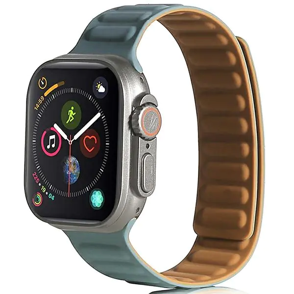 ⁨Beline pasek Apple Watch Magnetic 42/44/45/49mm zielony /green⁩ w sklepie Wasserman.eu