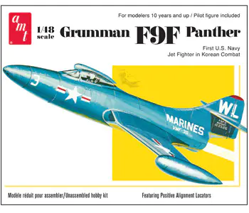 Model plastikowy AMT - Odrzutowiec Grumman F9F Panther Jet w sklepie Wasserman.eu
