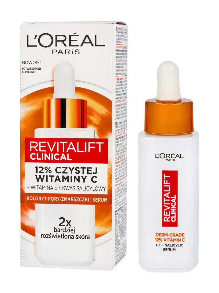 ⁨Loreal REVITALIFT CLINICAL Serum do twarzy - 12% Czystej Witaminy C* 30ml⁩ w sklepie Wasserman.eu