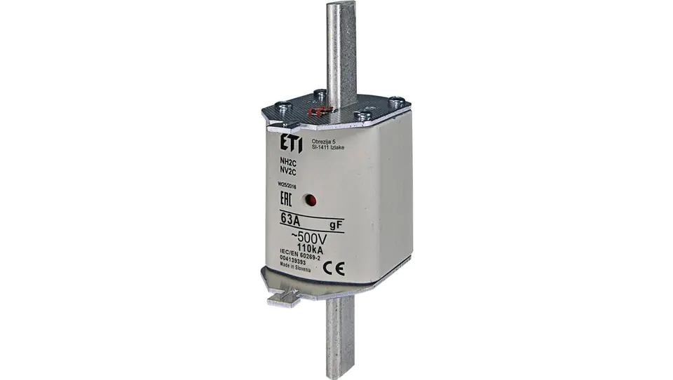 ⁨Fast fuse insert NH2/WT-2C gF 63A/500V 004139393⁩ at Wasserman.eu