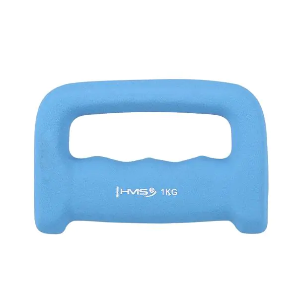 ⁨CK10 LIGHT BLUE CAST IRON WEIGHT COATED WITH NEOPRENE 1.0 KG HMS⁩ at Wasserman.eu