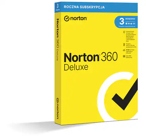 ⁨Norton 360 Deluxe 3D/12M ESD (NIE WYMAGA KARTY)⁩ w sklepie Wasserman.eu