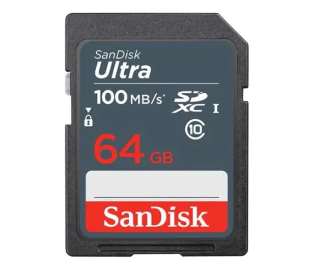 ⁨SanDisk Ultra memory card 64 GB SDXC UHS-I Class 10⁩ at Wasserman.eu