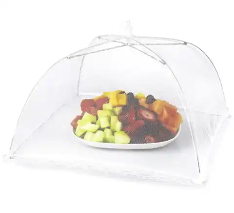 ⁨AG498A Mosquito net food cover white⁩ at Wasserman.eu