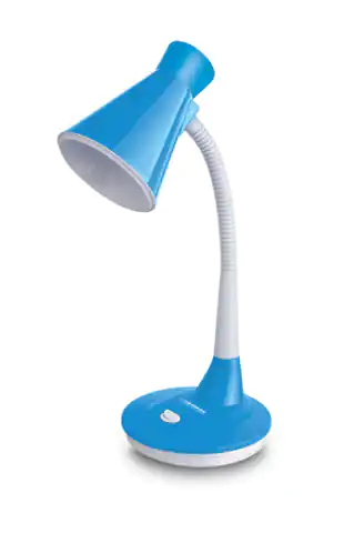 ⁨ELD115B Esperanza lampka biurkowa e27 diadem niebieska⁩ w sklepie Wasserman.eu