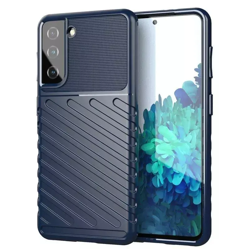 ⁨Etui ochronne Thunder Case do Samsung Galaxy S23+ Plus silikonowy pancerny pokrowiec niebieskie⁩ w sklepie Wasserman.eu