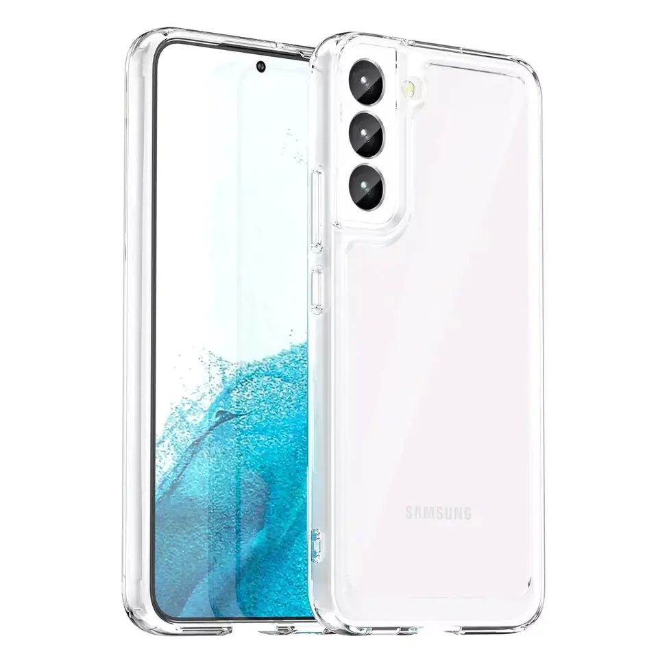 ⁨Etui ochronne na telefon Outer Space Case do Samsung Galaxy S23+ Plus pokrowiec z elastyczną ramką przezroczyste⁩ w sklepie Wasserman.eu