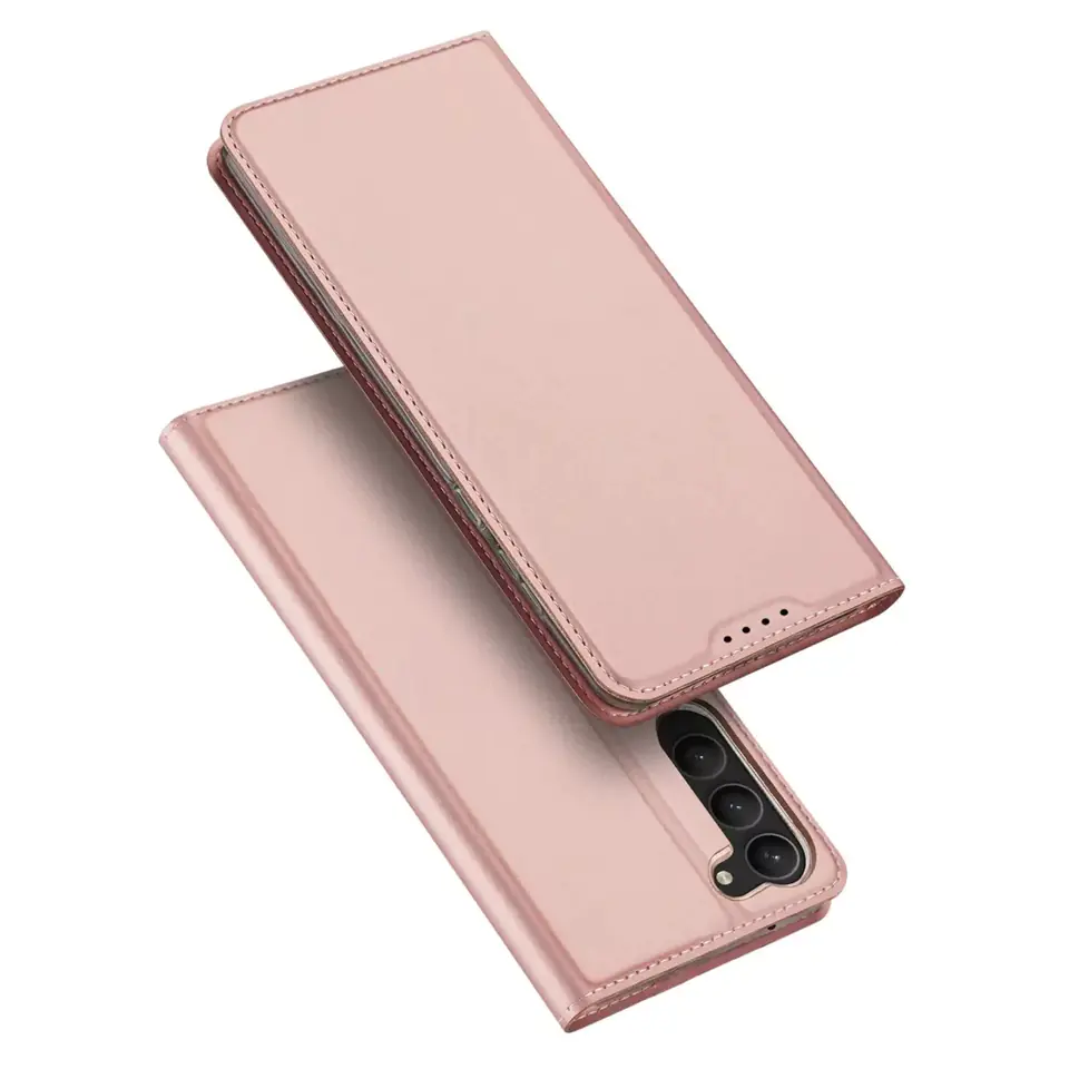 Dux Ducis Skin Pro Protective Phone Case for Samsung Galaxy S23+ Flip Cover Card Wallet Stand pink at Wasserman.eu