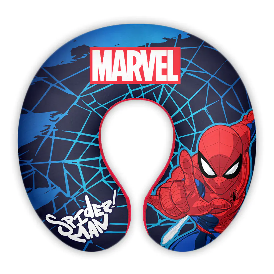 ⁨SPIDER-MAN NECK PILLOW LARGE⁩ at Wasserman.eu