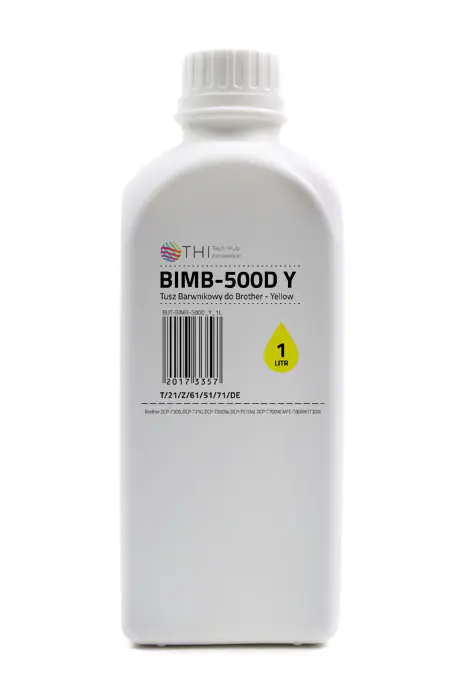 ⁨Yellow Brother Bottle 1L Dye Ink (Dye) INK-MATE BIMB500D⁩ at Wasserman.eu