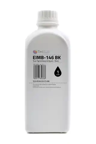 ⁨Butelka Black Epson 1L Tusz Pigmentowy (Pigment) INK-MATE EIMB146⁩ w sklepie Wasserman.eu