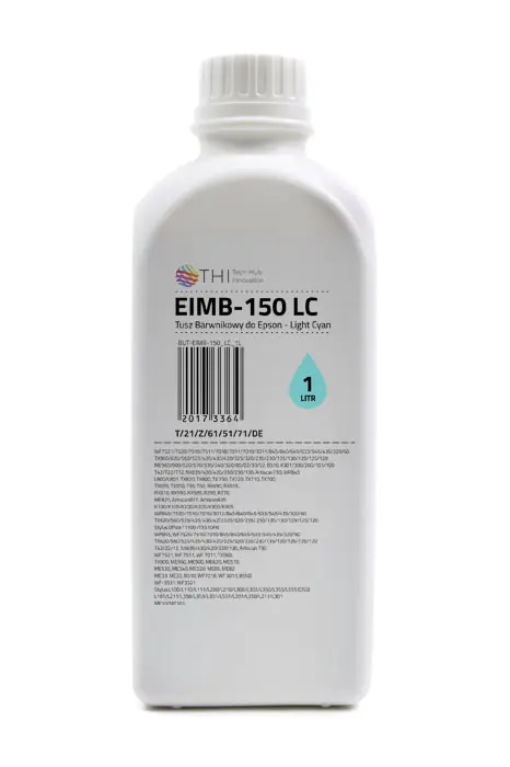 ⁨Butelka Light Cyan Epson 1L Tusz Barwnikowy (Dye) INK-MATE EIMB150⁩ w sklepie Wasserman.eu