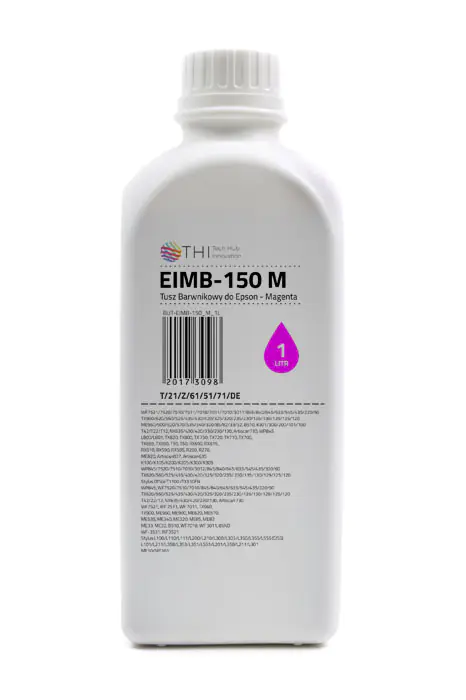⁨Butelka Magenta Epson 1L Tusz Barwnikowy (Dye) INK-MATE EIMB150⁩ w sklepie Wasserman.eu