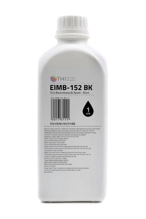 ⁨Bottle Black Epson 1L Dye Ink - high density INK-MATE EIMB152⁩ at Wasserman.eu